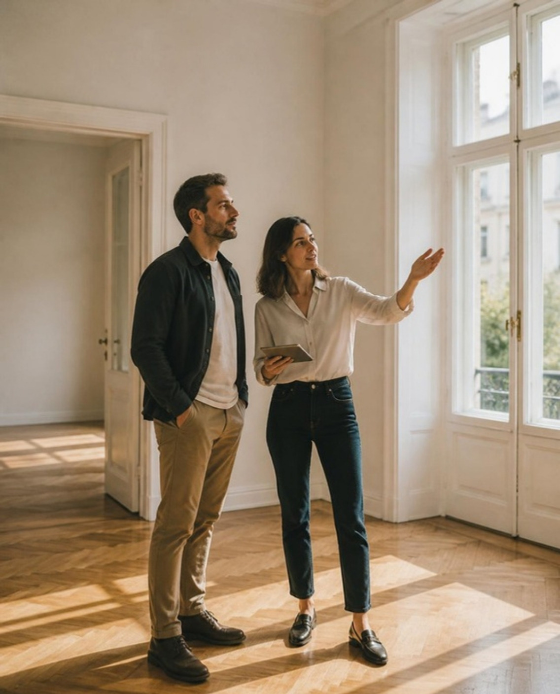 Vizita apartamentului, împreună cu proprietarul